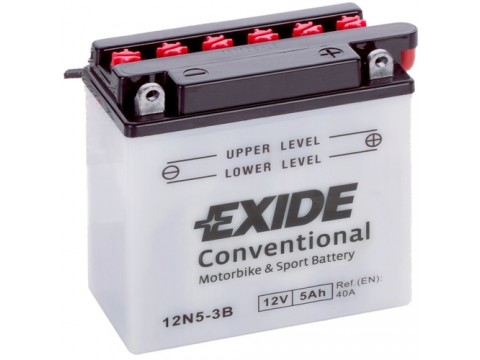 Exide 12N5-3B 12v 5Ah Wet Motorcycle Battery Exide Motorcycle Exide 12N5-3B 12v 5Ah Wet Motorcycle Battery Exide Motorcycle