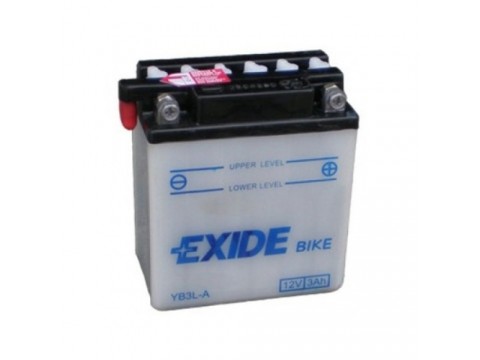 Exide EB3L-A 12v 3Ah Wet Motorcycle Battery Exide Motorcycle