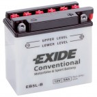 Exide EB5L-B 12v 5Ah Wet Motorcycle Battery Exide Motorcycle