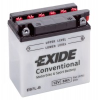 Exide EB7L-B 12v 8Ah Wet Motorcycle Battery