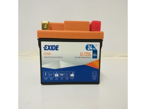 Exide ELTZ5S 12V 24Wh Lithium Motorcycle Battery 