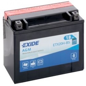 Exide ETX20H-BS 12v 18Ah AGM Motorcycle Battery Exide Motorcycle