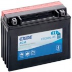 Exide ETX24HL-BS 12v 21Ah AGM Motorcycle Battery Exide Motorcycle Exide ETX24HL-BS 12v 21Ah AGM Motorcycle Battery Exide Motorcycle
