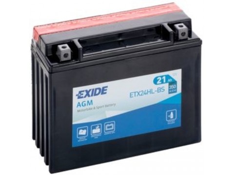 Exide ETX24HL-BS 12v 21Ah AGM Motorcycle Battery Exide Motorcycle Exide ETX24HL-BS 12v 21Ah AGM Motorcycle Battery Exide Motorcycle