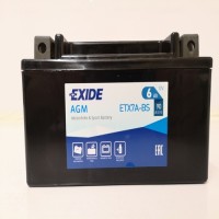 Exide ETX7A-BS 12v 6Ah AGM Motorcycle Battery (YTX7ABS) (ETX7A-BS)