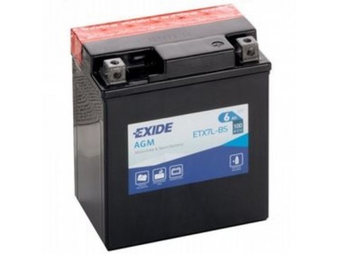 Exide ETX7L-BS 12v 6Ah AGM Motorcycle Battery Exide Motorcycle Exide ETX7L-BS 12v 6Ah AGM Motorcycle Battery Exide Motorcycle