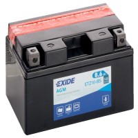 Exide ETZ10-BS 12v 8.6Ah AGM Motorcycle Battery (YTZ10BS)