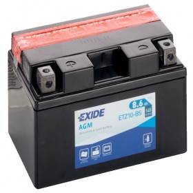 Exide ETZ10-BS 12v 8.6Ah AGM Motorcycle Battery (ETZ10-BS) Exide Motorcycle