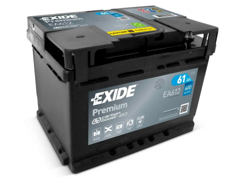 Exide EA612 Premium 075 Car Battery Exide EA612 Premium 075 Car Battery