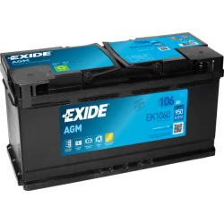 Exide EK1050 Stop Start AGM EK1060 Car Battery