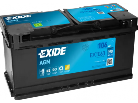 Exide EK1050 Stop Start AGM EK1060 Car Battery Exide EK1050 Stop Start AGM EK1060 Car Battery