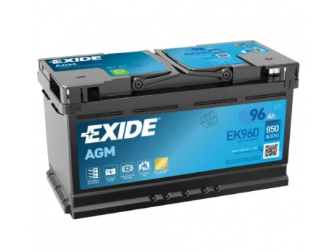 Exide EK950 STOP START EK960 Car Battery 019AGM Exide EK950 STOP START EK960 Car Battery 019AGM