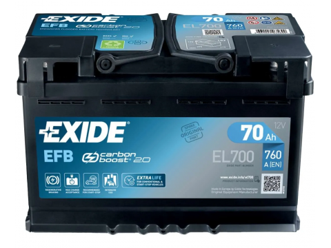 Exide EL700 Stop/Start 096EFB Car Battery Exide EL700 Stop/Start 096EFB Car Battery