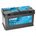 EXIDE EL752 110EFB CAR BATTERY Stop/Start Batteries EXIDE EL752 110EFB CAR BATTERY Stop/Start Batteries