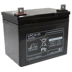 Leoch LPC12-33 Golf Trolley Battery (12V 33AH) (33-12) Leoch AGM & GEL