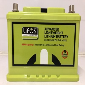 Lifos Advanced Lightweight Lithium 68Ah Power Battery