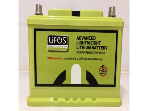 Lifos Advanced Lightweight Lithium 68Ah Power Battery