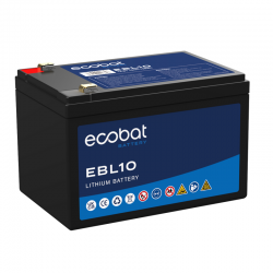 ECOBAT EBL10 12V 10AH LITHIUM BATTERY