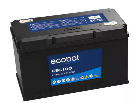 ECOBAT EBL100 12V 100AH BLUETOOTH LITHIUM BATTERY ECOBAT EBL100 12V 100AH BLUETOOTH LITHIUM BATTERY