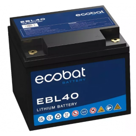 ECOBAT EBL40 12V 40AH LITHIUM BATTERY