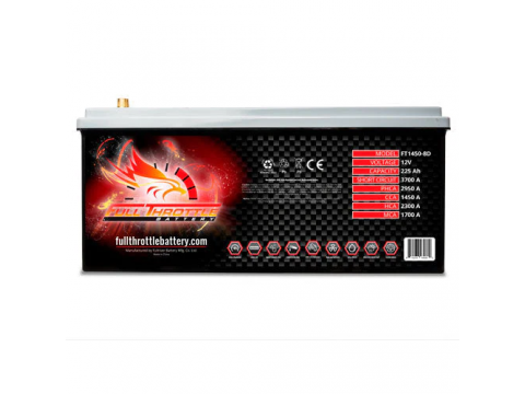 FULL THROTTLE FT1450-8D 225AH AGM BATTERY