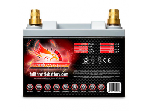  FULL THROTTLE FT410L 28AH AGM BATTERY 
