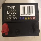 Lucas LP896 12v 32Ah 310CCA Lawn Mower / Ride On Mower Battery (U1-9R) Lucas Lawn Mower