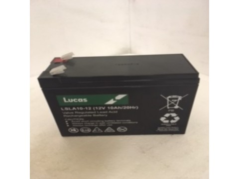 Lucas LSLA10-12 Mobility Battery (10-12) Lucas Alarm Lucas LSLA10-12 Mobility Battery (10-12) Lucas Alarm