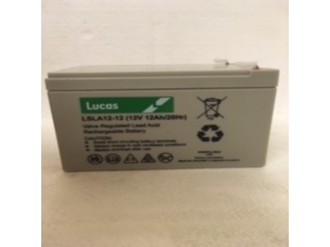 Lucas LSLA12-12 Mobility Battery (12-12) Lucas Alarm Lucas LSLA12-12 Mobility Battery (12-12) Lucas Alarm