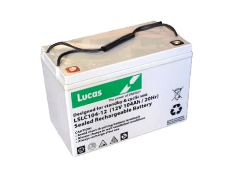 Lucas LSLC104-12 AGM VRLA Mobility Battery Lucas LSLC104-12 AGM VRLA Mobility Battery