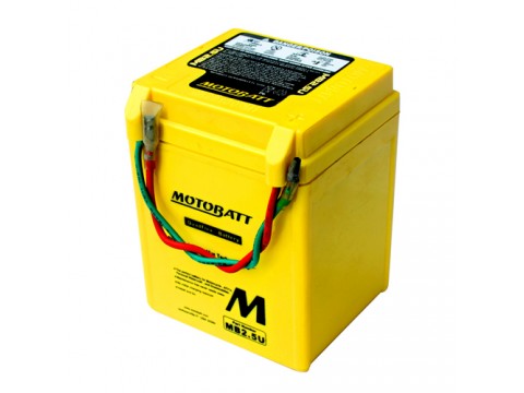 Motobatt MB2.5U 12V 2Ah Motorcycle Battery 
