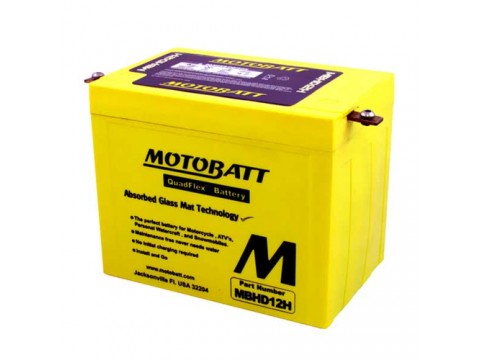 Motobatt MBHD12H 12V 33Ah Motorcycle Battery  