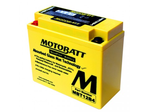 Motobatt MBT12B4 12V 11Ah Motorcycle Battery Motobatt MBT12B4 12V 11Ah Motorcycle Battery