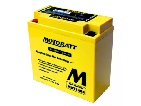 Motobatt MBT14B4 12V 13Ah Motorcycle Battery Motobatt MBT14B4 12V 13Ah Motorcycle Battery