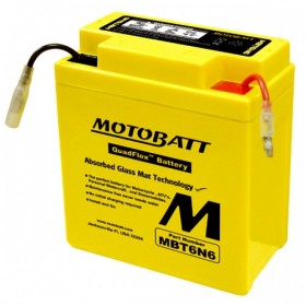 Motobatt MBT6N6 6V 6Ah Battery 