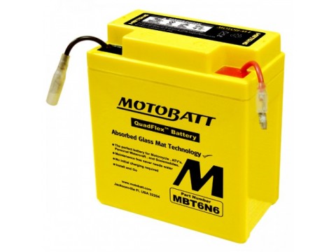 Motobatt MBT6N6 6V 6Ah Battery Motobatt MBT6N6 6V 6Ah Battery