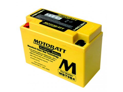 Motobatt MBT9B4 12V 9Ah Motorcycle Battery Motobatt MBT9B4 12V 9Ah Motorcycle Battery