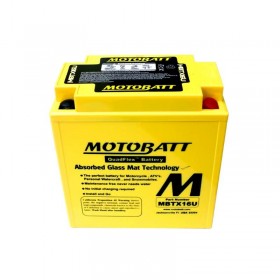 Motobatt MBTX16U 12V 19Ah Motorcycle Battery 