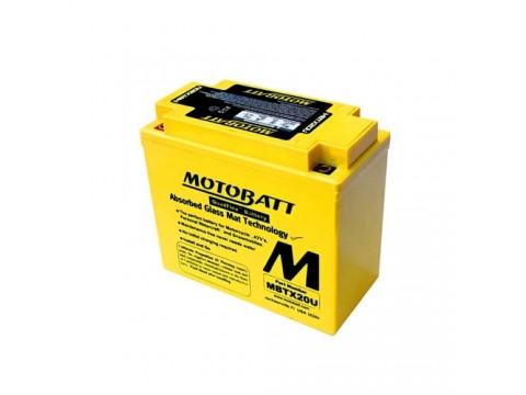 Motobatt MBTX20U 12V 21Ah Motorcycle Battery Motobatt MBTX20U 12V 21Ah Motorcycle Battery