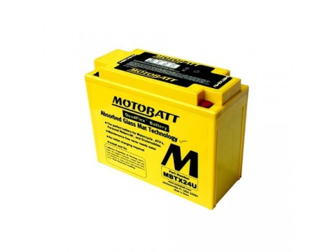 Motobatt MBTX24U 12V 25Ah Motorcycle Battery Motobatt MBTX24U 12V 25Ah Motorcycle Battery