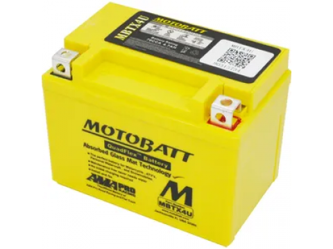 Motobatt MBTX4U 12V 4Ah Motorcycle Battery Motobatt MBTX4U 12V 4Ah Motorcycle Battery