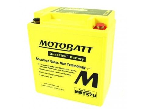 Motobatt MBTX7U 12V 8Ah Motorcycle Battery Motobatt MBTX7U 12V 8Ah Motorcycle Battery