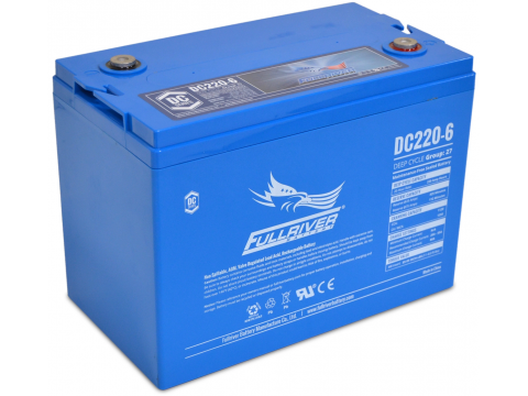 FULLRIVER DC220-6 6V 180AH DEEP CYCLE AGM BATTERY FULLRIVER DC220-6 6V 180AH DEEP CYCLE AGM BATTERY