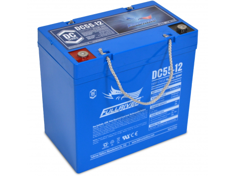 FULLRIVER DC55-12 12V 55AH DEEP CYCLE 06-8314 AGM BATTERY FULLRIVER DC55-12 12V 55AH DEEP CYCLE 06-8314 AGM BATTERY