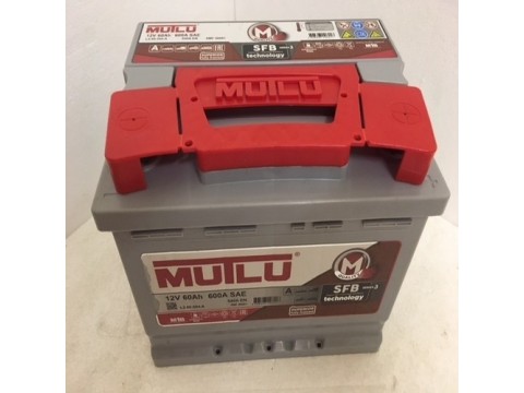 MUTLU 027 12V 60Ah 600 CCA Car Battery MUTLU 027 12V 60Ah 600 CCA Car Battery