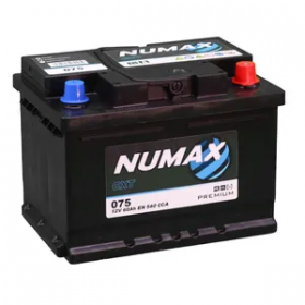 Numax 075 60Ah 540CCA Car Battery 