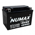 Numax YT12ABS 12v 10Ah AGM Motorcycle Battery Numax Motorcycle