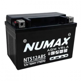 Numax YT12ABS 12v 10Ah AGM Motorcycle Battery Numax Motorcycle