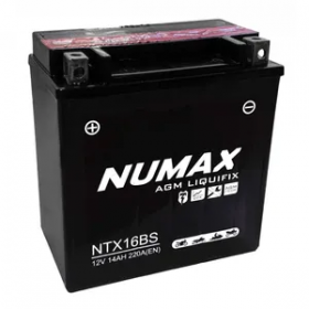 Numax YTX16-BS 12v 14Ah AGM Motorcycle Battery Numax Motorcycle