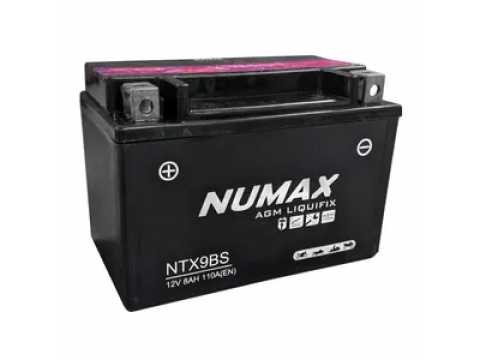 Numax YTX9-BS 12v 8Ah Motorcycle Battery Numax Motorcycle
